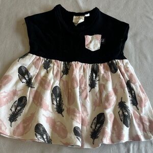 VonBon - Black and Pink Baby Dress